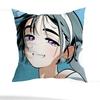 Cartoon Cute Girl Sua pillowcase casual style decoration, suitable for home decoration (excluding pillow core)