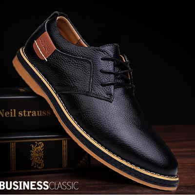 Men's Shoes Classic Genuine Leather Dress Shoes Ltalian Big Size 38-48 Lace-up Oxfords Shoes for Men Sneakers New Business Shoe