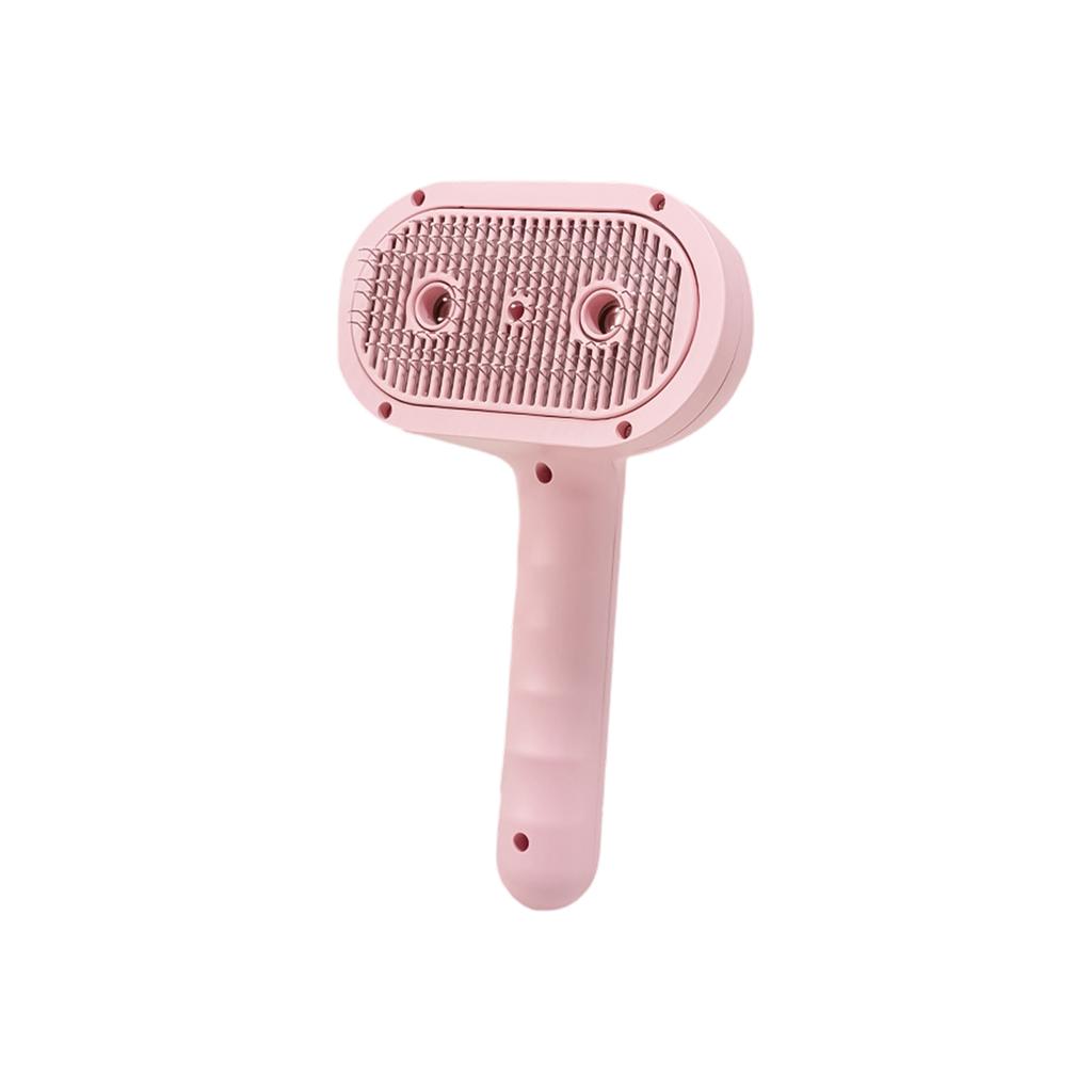 Pet Spray Massage Brush For Cats & Dogs – Self-Cleaning Grooming Comb With Mist Function To Reduce Flying Hair