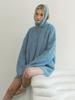 MOIFAIRE Damage Cable Knit / Sky Blue