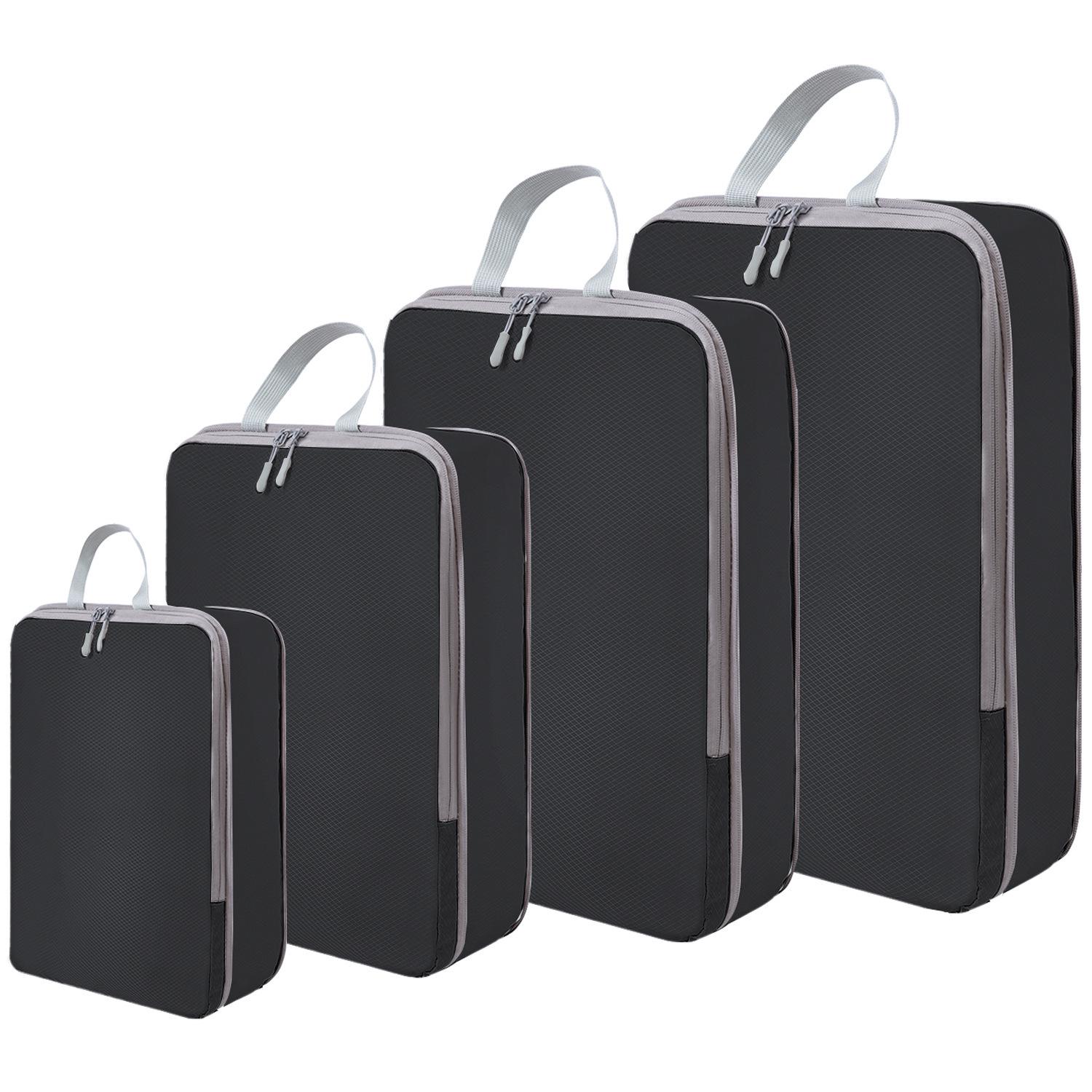 Eight-Piece Compression Travel Set: Organize Clothes, Shoes, Cosmetics & More