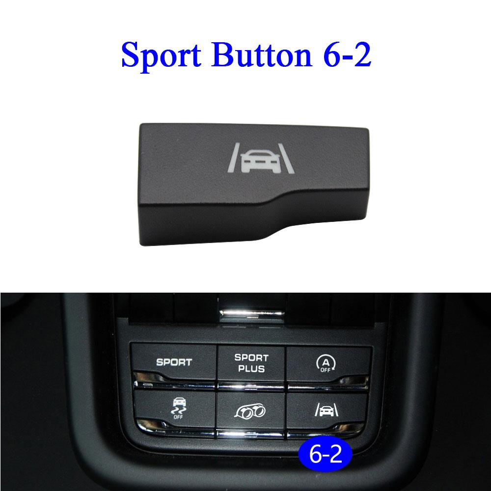 Car Front Console Drive Mode Suspension Sport Button Center Traction Control Switch For Porsche Cayenne 7P5 2010-2018