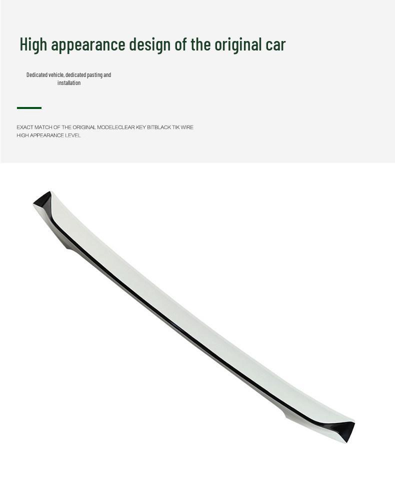 LED Rear Spoiler with Flowing Light for Toyota Land Cruiser LC300 - Wind Deflector Middle Wing Modification