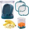 B97A-Erdbeer-Schneider Scheiben Tasse Küchenhelfer Für Obst & Gemüse- Tassenschneider Für Bananen, Gurken, Pilze
