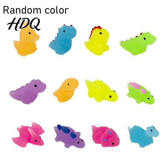 TPR Stress Reliever Mini Dinosaur Squeeze Toy Anxiety Relief Cartoon Dino Sensory Stretchy Ball Soft Home Office Worker Relaxation Tool