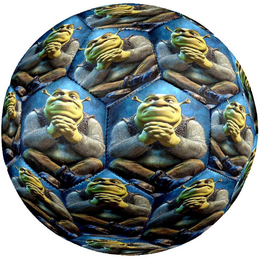Shrek Theme Size 5 Soccer Ball, Suitable for Both Indoor and Outdoor Matches, a Gift Suitable for Everyone.