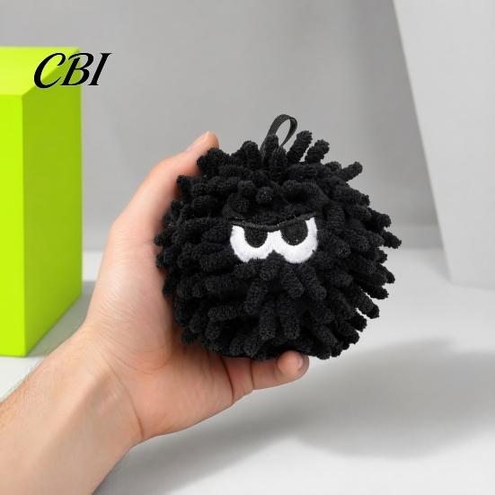 Small Dog Toys Squeaky Mop Ball Toy, Plush Chew Toy for Teeth Cleaning, Pet Dental Self-Play Boredom Relief Interactive Medium Dogs Durable