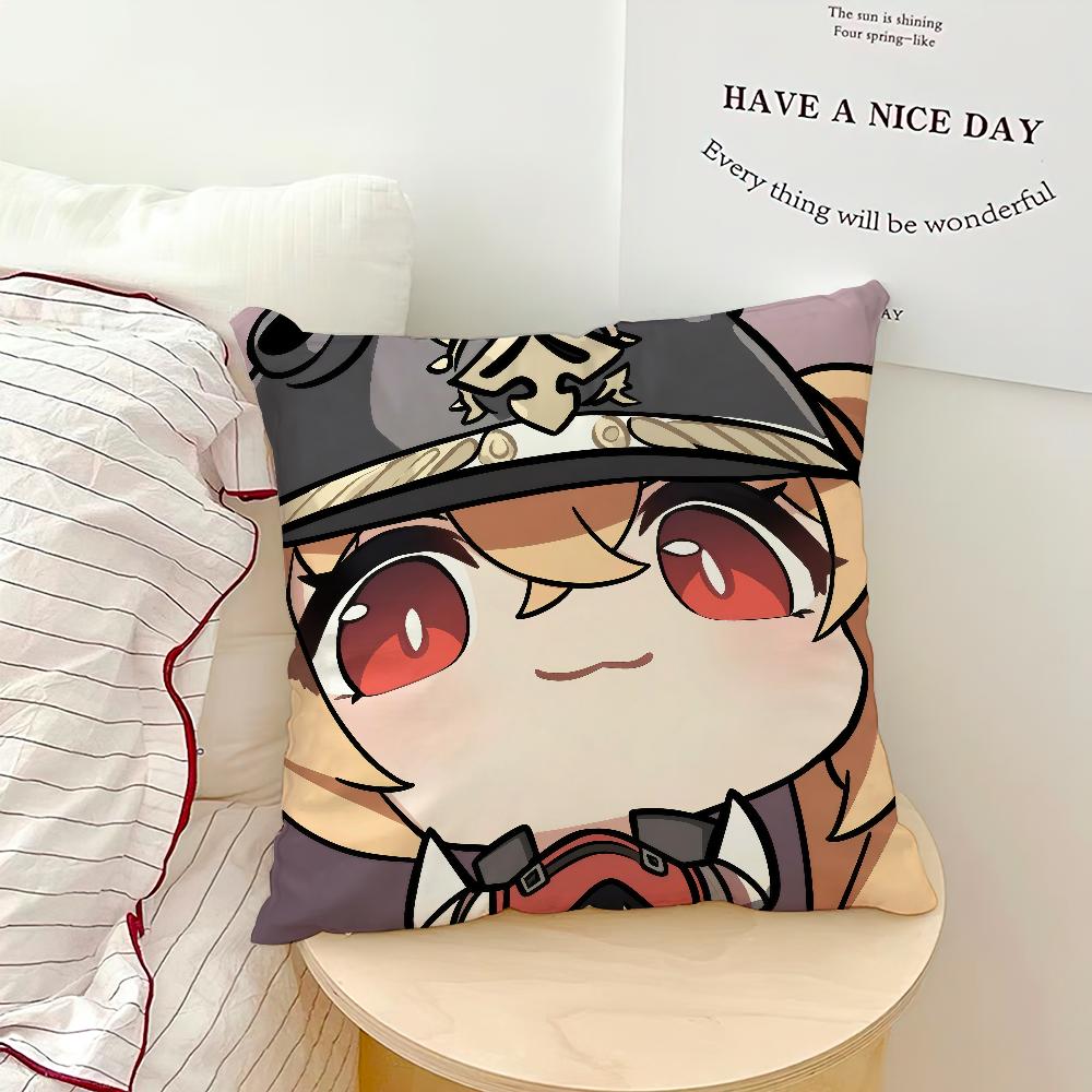 game Zenless Zone Zero Caesar King Koleda Comfortable soft Pillow Case for Sofa Living Room Home office Decor Protective Covers