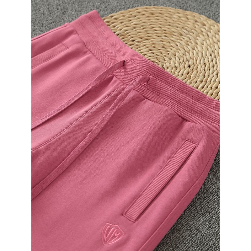 Watermelon Red Sports Pants Female 2025 New Spring and Autumn Casual Ankle-Tied Sweatpants Women's Spring and Autumn Ladies Autumn Pants