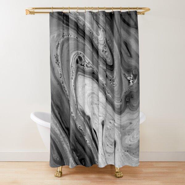 

Градиент Белый и Черный Минималистичная Занавеска для Душа Полиэстер Водонепроницаемая Современные Занавески для Ванной Машинная Стирка Ванна Крючки W90xH180cm