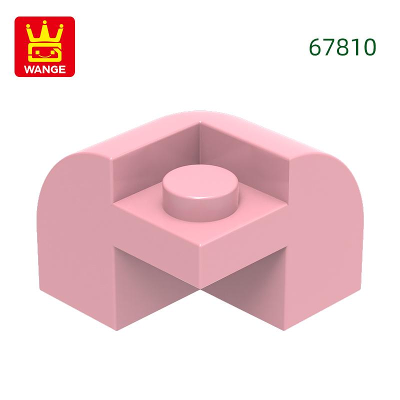 Non-Toxic 85Pcs/Lot 67810 2X2X1 1/3 With Bow Building Blocks Moc Color Accessories Compatible With Brick Diy Spare Parts Toy Gift