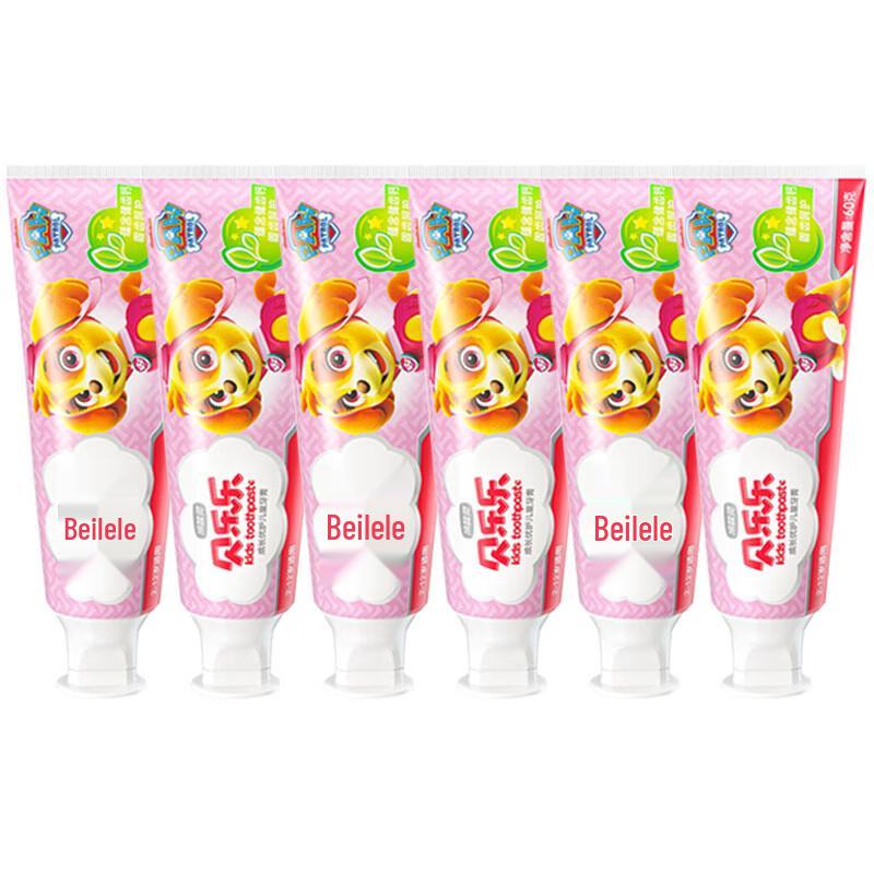 Leng Suan Ling Belle Smile Kids Toothpaste with Calcium (Tropical Fruit, 6x60g)