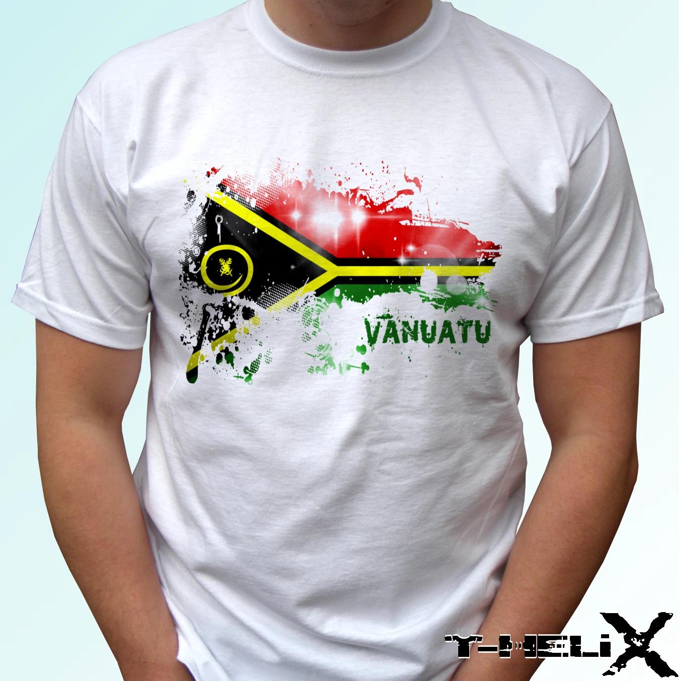 

Vanuatu flag - white kids boys T-Shirt top tee design - s s kids baby sizes 160