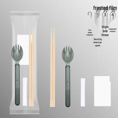 Yipan Einweg-Besteckset 4-in-1