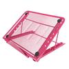 Metal Mesh Laptop Riser 6 Levels Adjustable Foldable Ventilated Stand for Laptops Tablets Drawing Boards