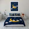 "Moon and Sheep Starry Bedding" Bedding Duvet Cover Set Duvet Cover Pillowcases (1 * Duvet Cover 2 * Pillowcases, Without Duvet Insert)