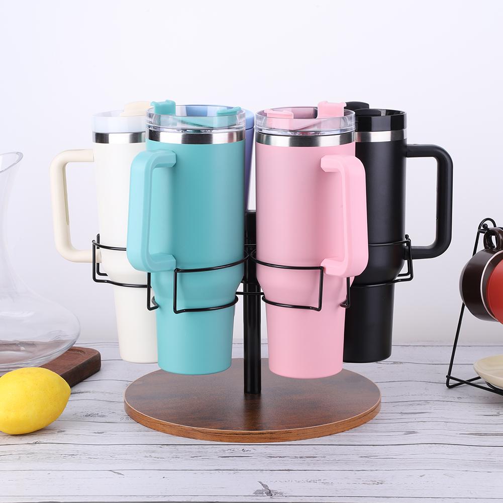 

6 Slots Water Bottle Organizer Rotatable Cup Organizer Rotating Bottle Organizer for Stanley 40oz Tumbler with Handle United States