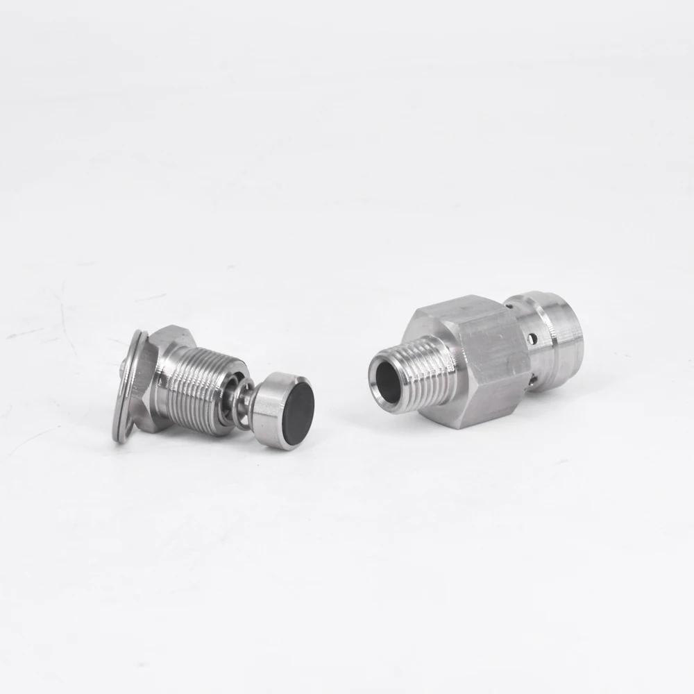 0.1/0.2/0.3 Mpa 1/4" NPT SUS304 Sanitary Adjustable Air Release Pressure Relief Safety Valve Exhaust Homebrew Compressor