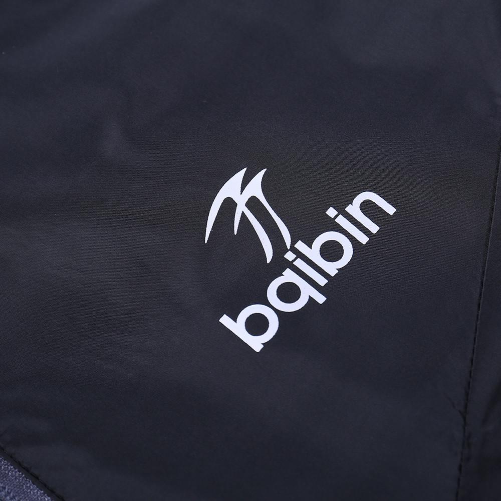 Mens Waterproof Splicing Pullover Long Sleeve Hooded Sweatshirt Tops Blouse