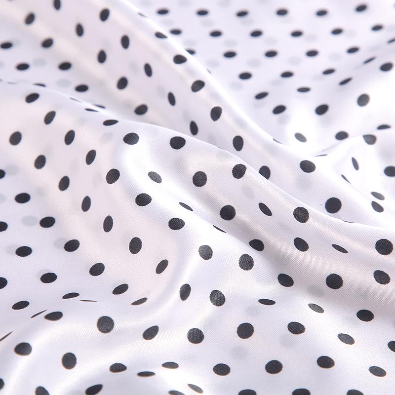 5mm Small Polka Dot Satin Fabric for Clothing, Gift Boxes, Scarves, Doll Dresses, and Home Wear