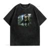 T Rex Tyrannosaurus Shirt Dinosaur For Dino Lover Prehistoric Vintage Washed Breathable Stretched Homme Stylish Streetwear