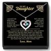 Two-Color Water Drop Zodiac Stone Pendant Necklace - Customizable Engraving for Women