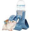 2025 Trend Automatic Water Bottle Dispenser 3 In 1 No Drip Small Animal Water Bottle With Food Container 4 Oz For Hamsters