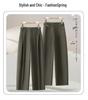 Women's High-Waisted Wide-Leg Cargo Pants – New 2026 Spring & Autumn Style, Loose, Slimming, Casual Fit.
