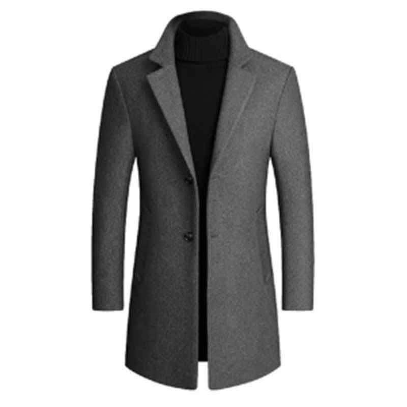 mens slim fit wool jacket