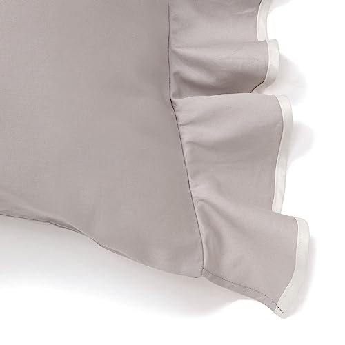 Francfranc Luance Pillowcase, 700x500, Gray x White