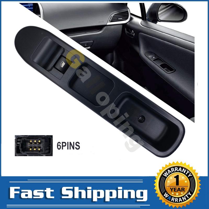 

Passenger Side Power Regulator Window Control Switch With Frame For Peugeot 207 2007-2015 6 P 6490 HQ 6554HJ
