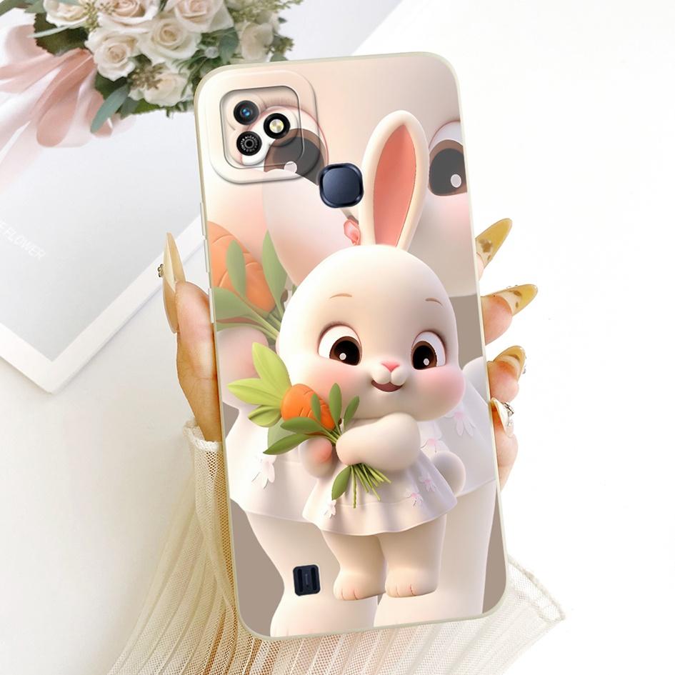 For Infinix Smart HD 2021 Case Cute Cartoon Cat Back Cover Candy Painted Soft Silicone Phone Shell For Infinix SmartHD 2021 Capa
