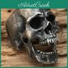 S Herren Vintage Schwarz Gotische Farbe Edelstahl Totenkopfring Gehörnter Rock Biker Ringe Für Herren Punk Schmuck Größe 7 14