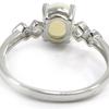Silver Ring 'Goddess Opal' White Silver (rhodium) - 6x9 Mm