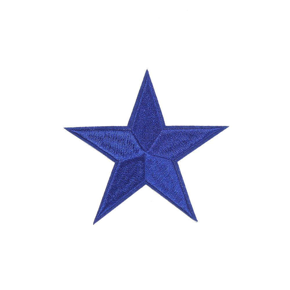 

1 Pcs Star Iron on Patches, Cute Embroidered Applique Iron On/Sew On Patches for Clothing, Jackets, Hats,Backpacks, Jeans синий