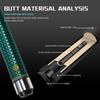 OKHEALING Carbon Fiber Pool Cue Black Technology Billiard Cue Sticks 12.9mm Tip Radial Pin Joint 147cm/58inch Length 20oz Weight, Green Bamboo Design