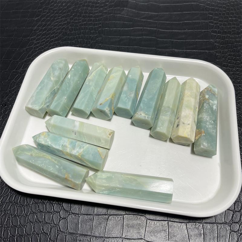 1kg Wholesale Natural Healing Products Crystal Crafts Amazonite Point for Home Decoration