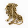 Men Animal Shaped Brooch Pin Zinc Alloy Breastpin Retro Brooches Decor Jewelry for Dating Party Present Ornaments