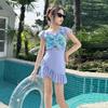 Junwen Girls' Summer Princess Training Swimsuit