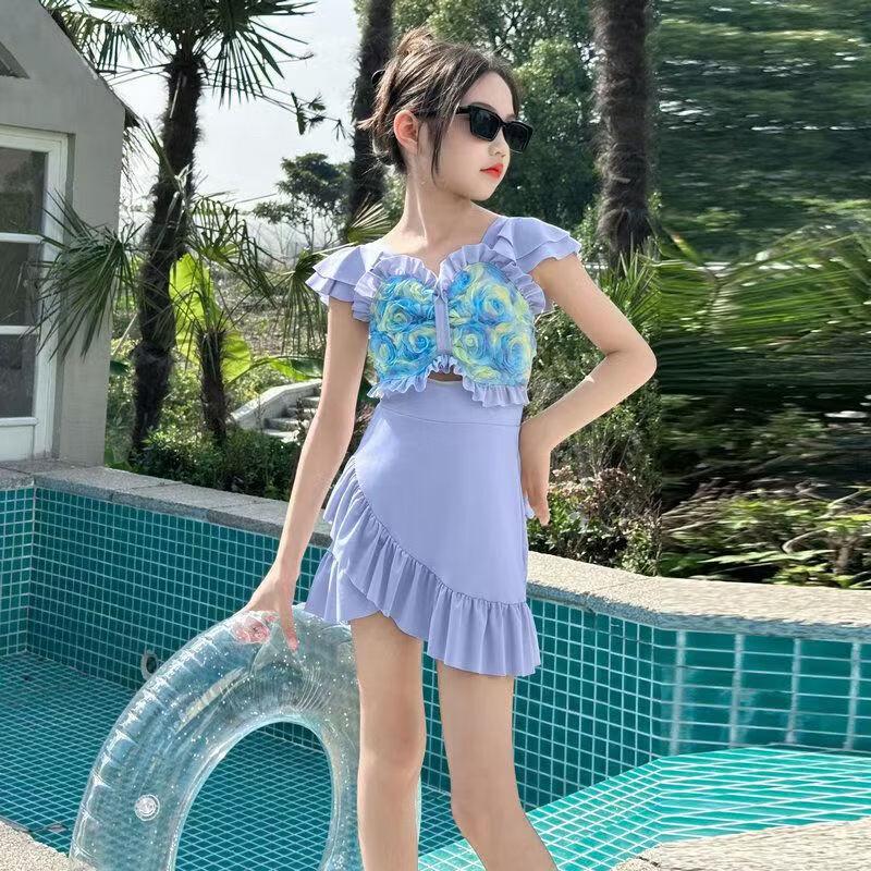 Junwen Girls  Summer Princess Training Swimsuit