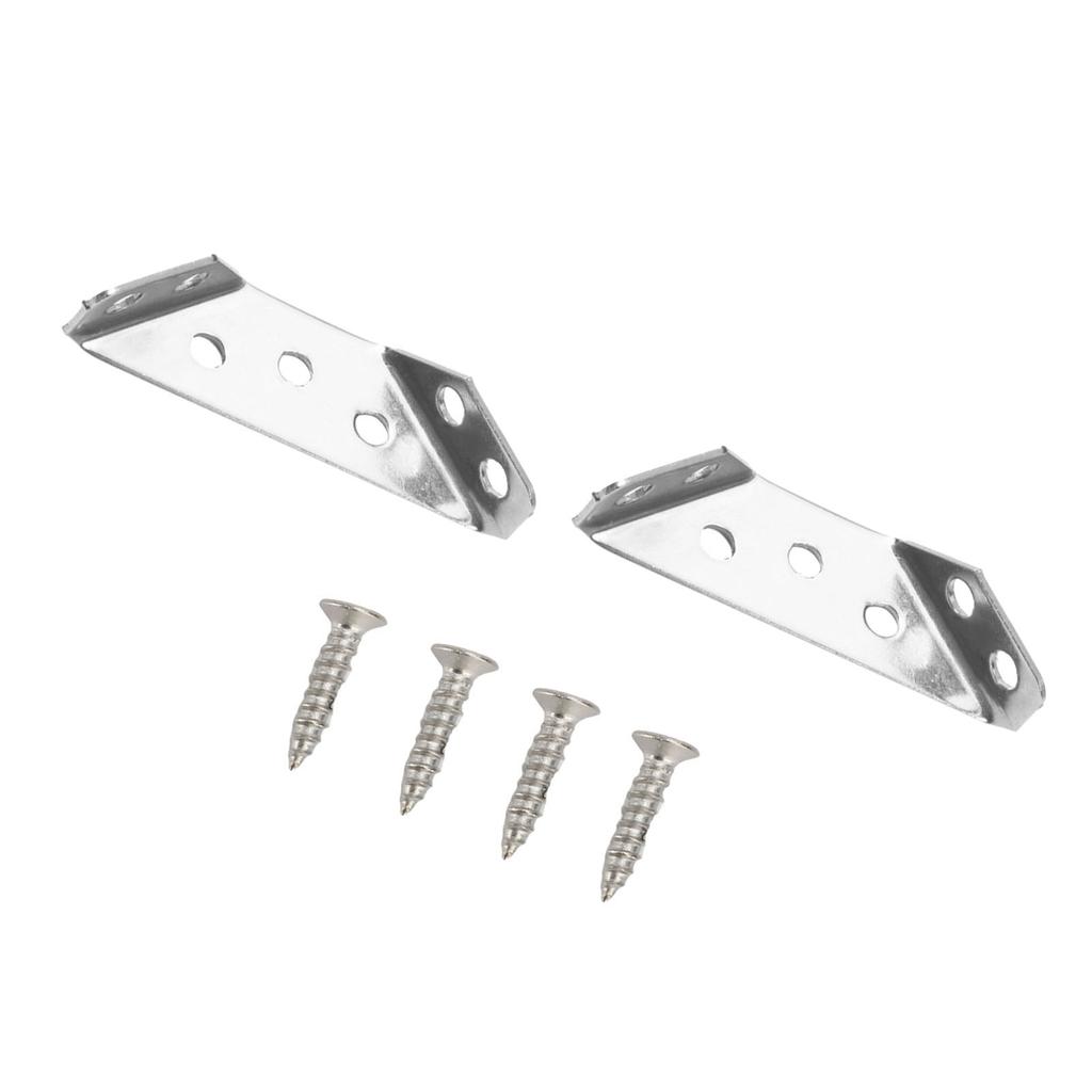 Furniture Corner Connectors Stainless Steel Heavy Duty Angle Brackets for Wood Furniture Cabinets Tables and Chairs
