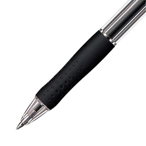 Mitsubishi Pencil Oil-Based Ballpoint Pen Berry Raku Knock 0.7 SN100075P.24 Black 5 Pieces