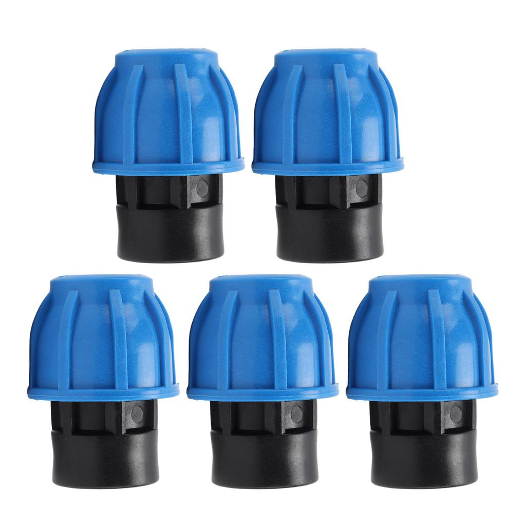 5PCS Conexões Hidráulicas Tubo de Água Conector Rápido Kit Acoplamento Rosca Fêmea Passante