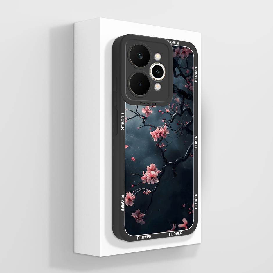 Trendy Butterfly Case For Realme 15 Pro 5G Soft Liquid Silicone Anti Drop Bumper Cover For Realme15 15Pro Full Protective Funda