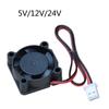 2510 DC5V 12V 24V Fan with Hydraulic Bearings 3D Printer Fanfor Efficient Cooling In Mini PC Cases and More