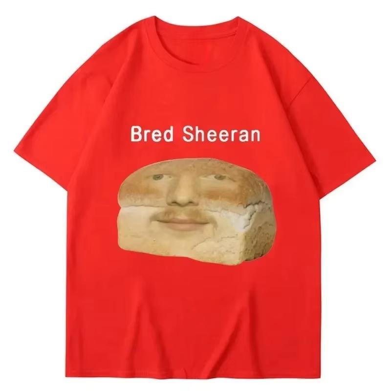 Funny Ed Sheeran Meme Print T Shirts Unisex Unisex Humor Creativity Short Sleeve Casual Soft Summer Tsh