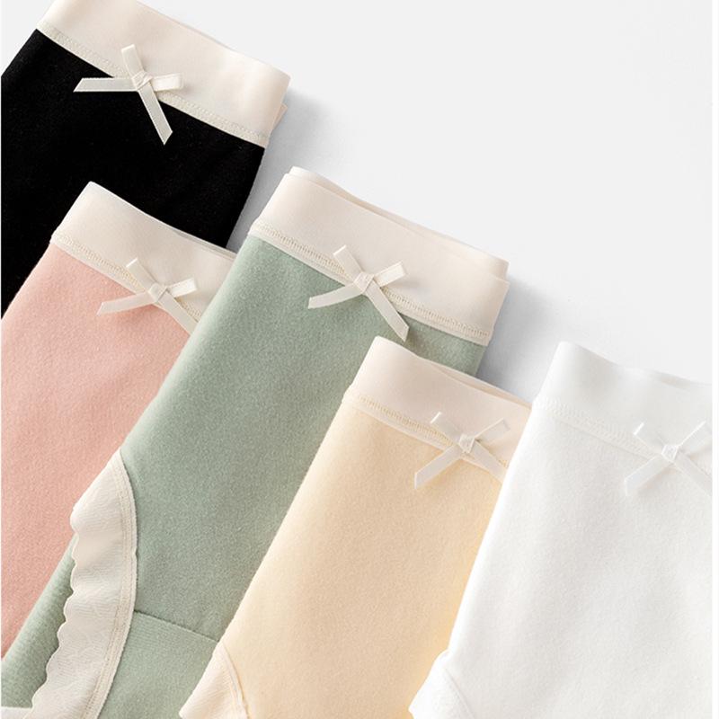 Plus Size Pure Cotton Women's Mid-High Waist Antibacterial Underwear for Autumn/Winter