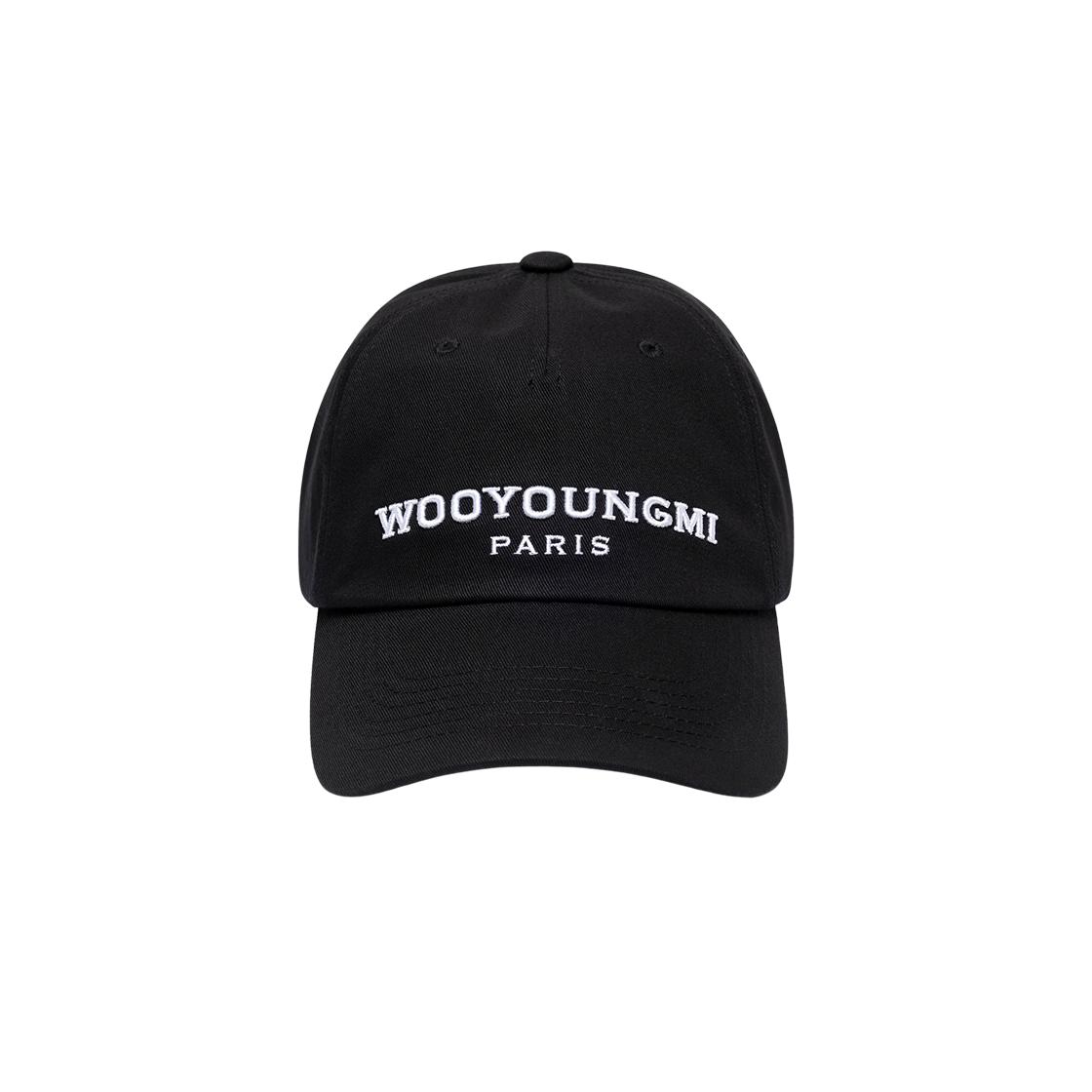 Wooyoungmi Embroidered Ball Cap Black - 25FW ONE SIZE