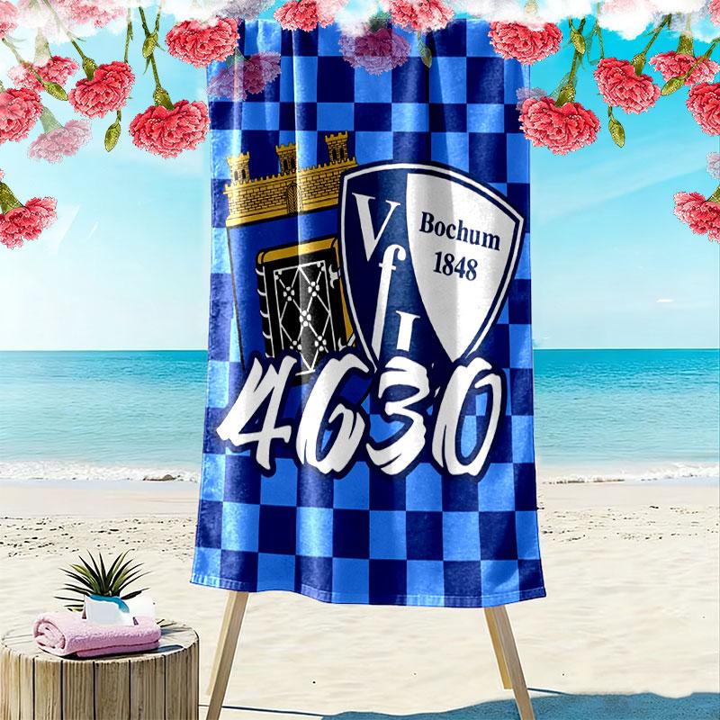 VfL Bochum 1848 Beach Towel, Large Soft Quick Dry Towel for Beach Camping Swimming