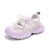 Girls Pearl Bow Mesh Sandals Kids Breathable Thick Sole Casual Sports Shoes